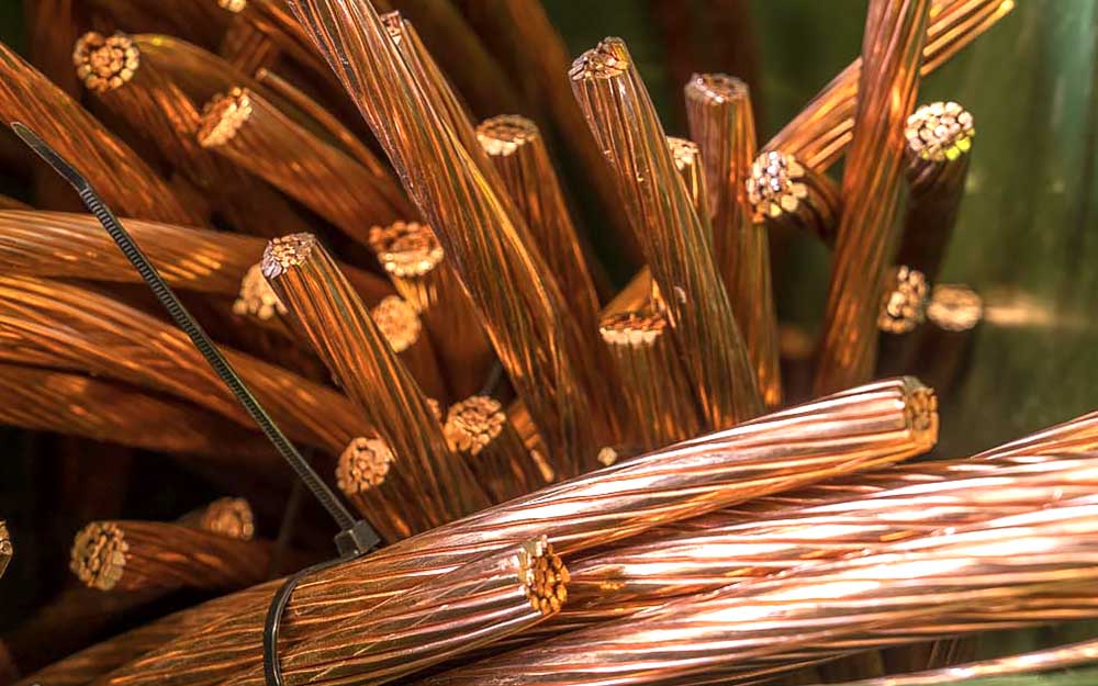 Dry Bright Copper Wire